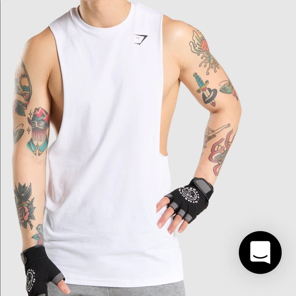 Gymshark men’s critical drop arm tank